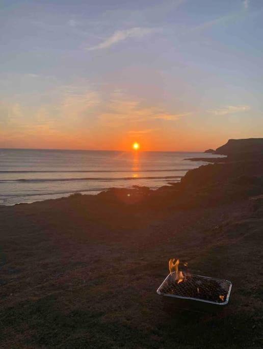 Cosy Rustic Annex In Quiet Cornwall Village Saint Wenn Eksteriør bilde